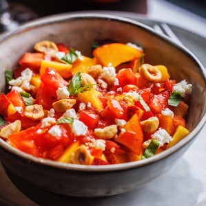 Salade de tomates & nectarines