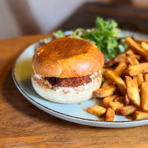 Burger de poulet croustillant